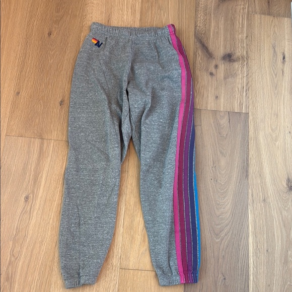 EUC Aviator Nation Gray Sweatpants with Cozy Fit and Iconic Style - Picture 2 of 4